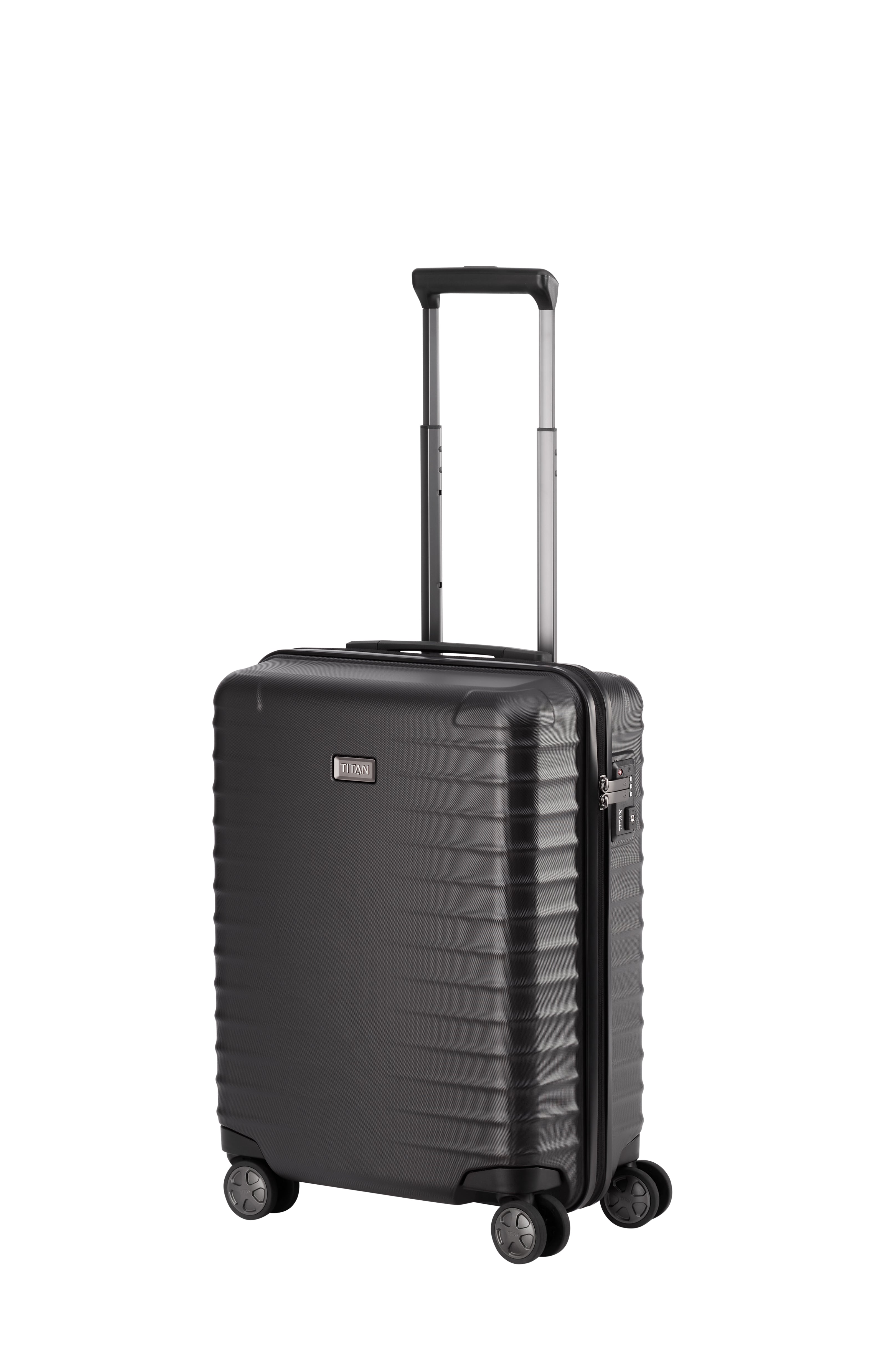 Titan Luggage Black Titan LITRON Trolley S Carry-On Luggage