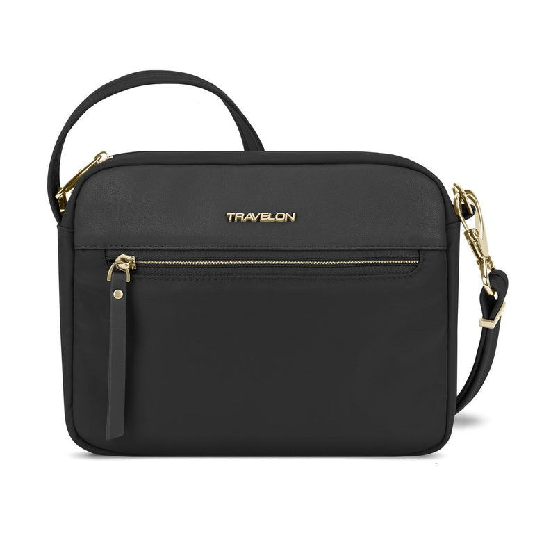 Travelon Cross-Body Bag Black Travelon Anti-Theft Addison Small Crossbody