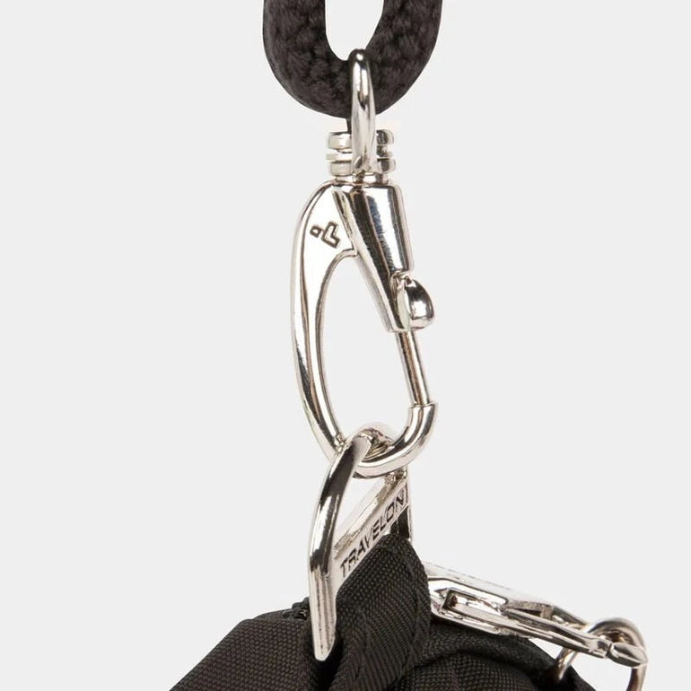 Travelon Cross-Body Bag Black Travelon Anti-Theft Essentials Mini Asymmetric Crossbody