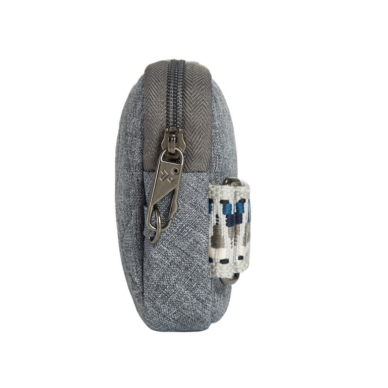 Travelon Cross-Body Bag Geo Gray Heather Travelon Anti-Theft Boho Phone Sling - Geo Gray Heather