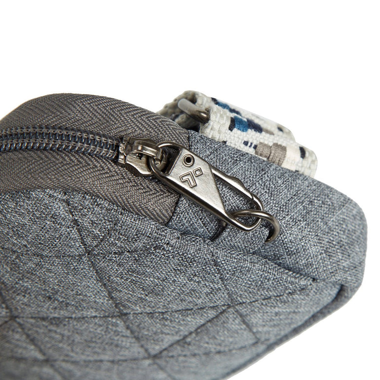 Travelon Cross-Body Bag Geo Gray Heather Travelon Anti-Theft Boho Phone Sling - Geo Gray Heather