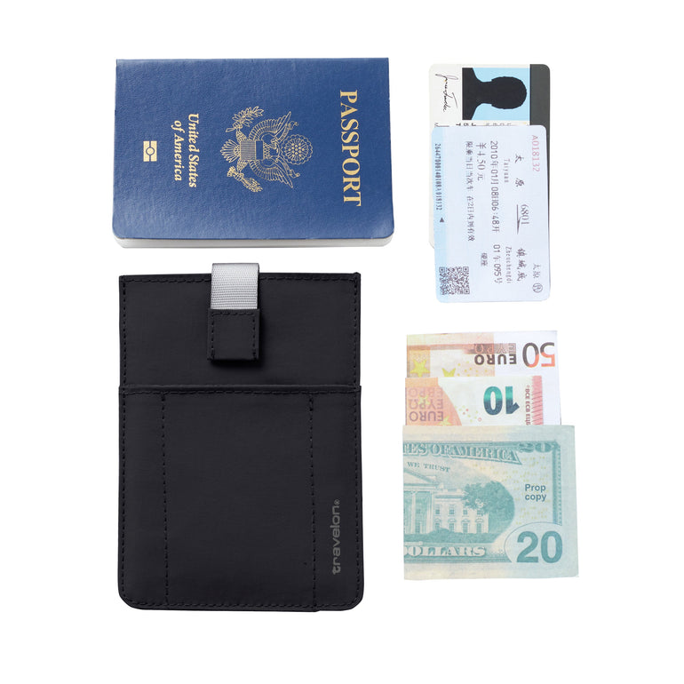 Travelon Passport Case Travelon RFID Blocking Pull-Up Passport Holder