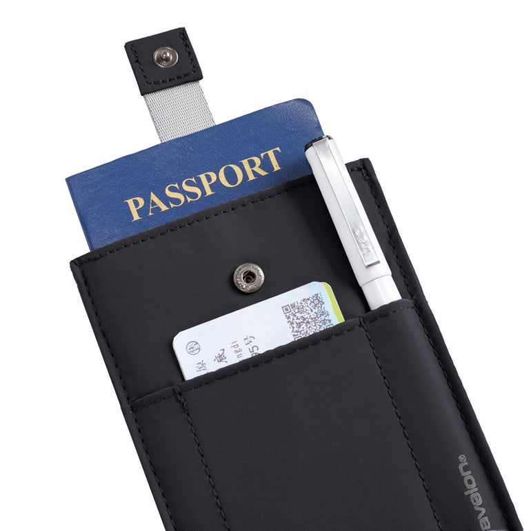 Travelon Passport Case Travelon RFID Blocking Pull-Up Passport Holder