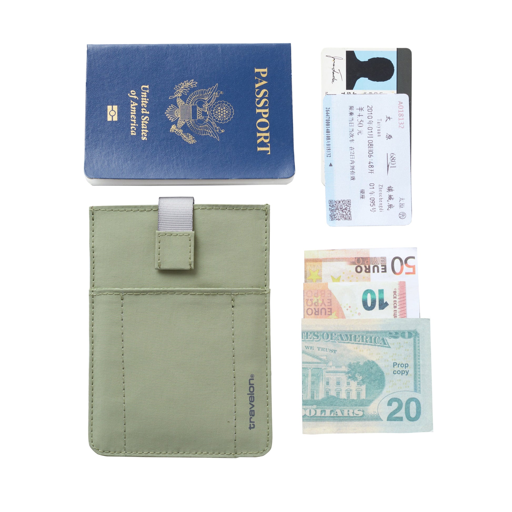 Travelon Passport Case Travelon RFID Blocking Pull-Up Passport Holder