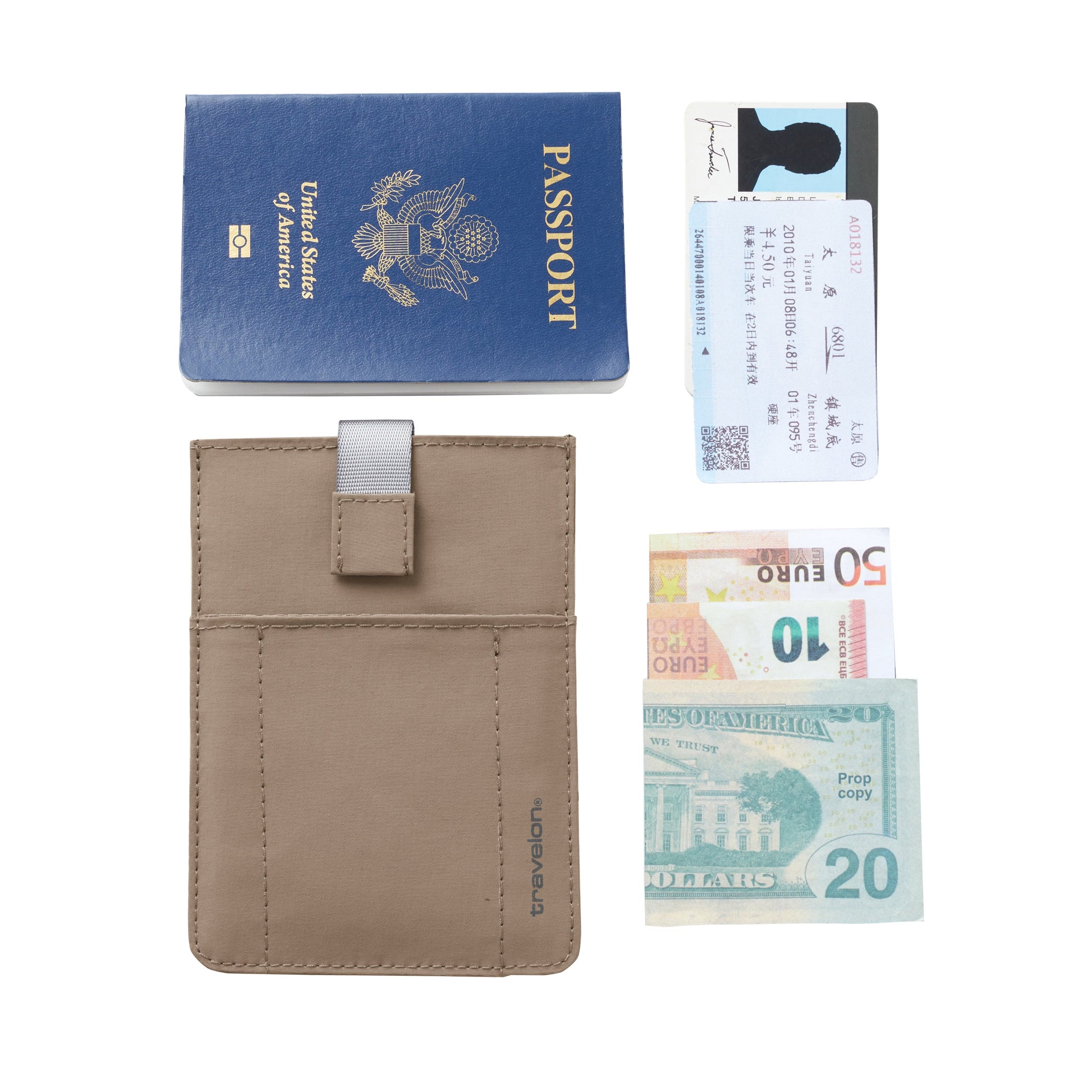 Travelon Passport Case Travelon RFID Blocking Pull-Up Passport Holder