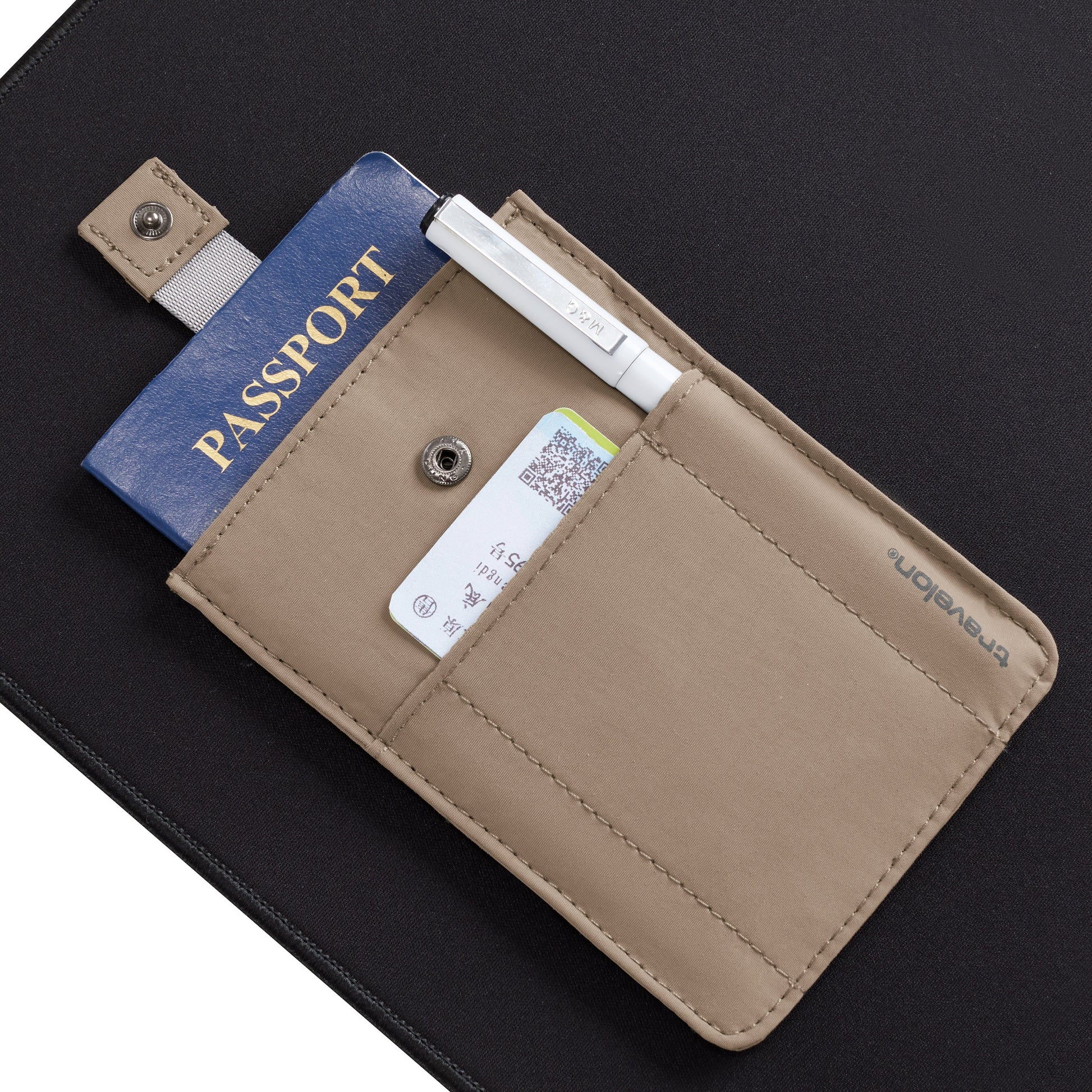 Travelon Passport Case Travelon RFID Blocking Pull-Up Passport Holder