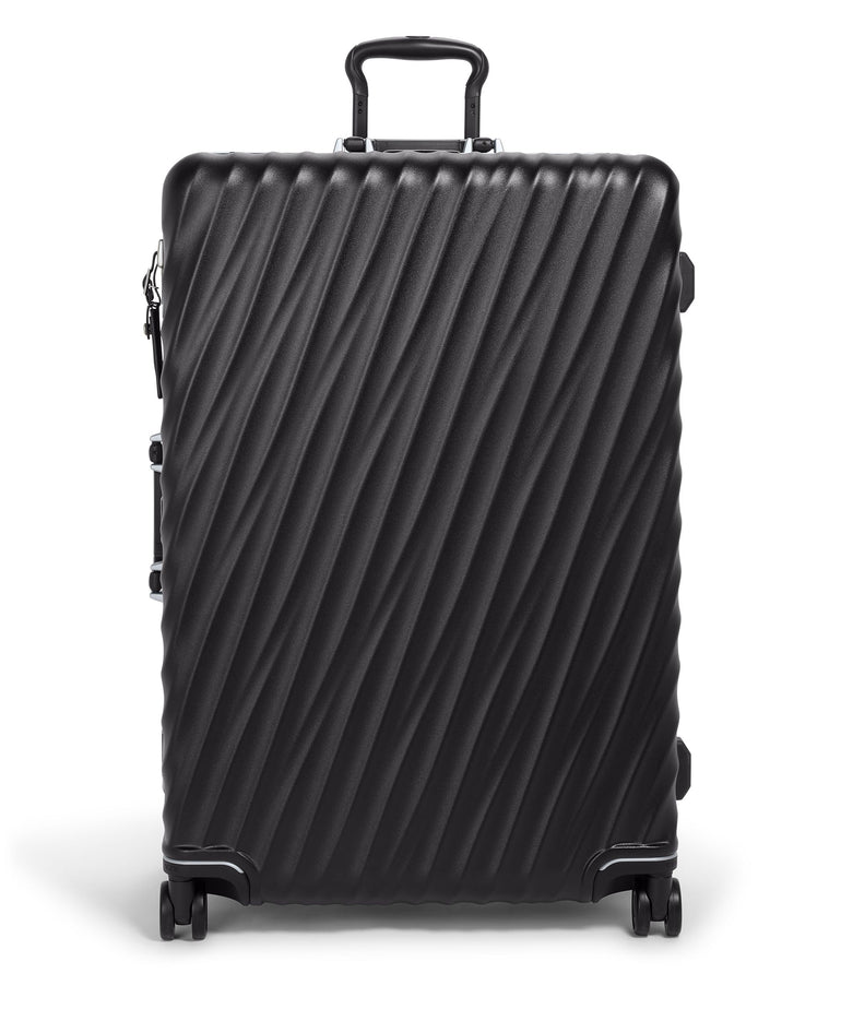 Tumi Luggage Black Texture Tumi 19 Degree Frame Extended Trip 4 Wheeled Packing Case Large Luggage