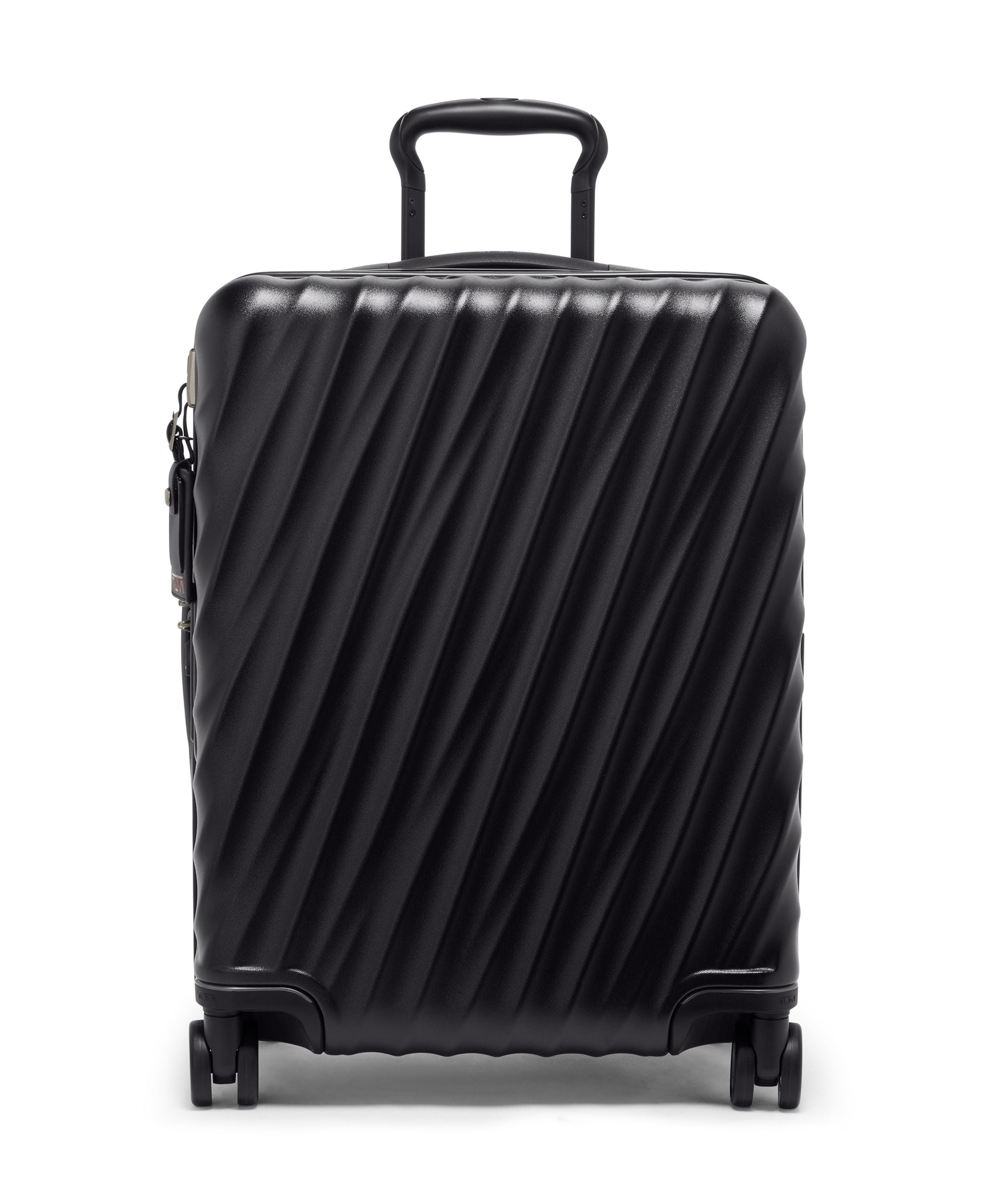 Tumi Luggage Black Textured Tumi 19 Degree Large Expandable Carry-On Luggage