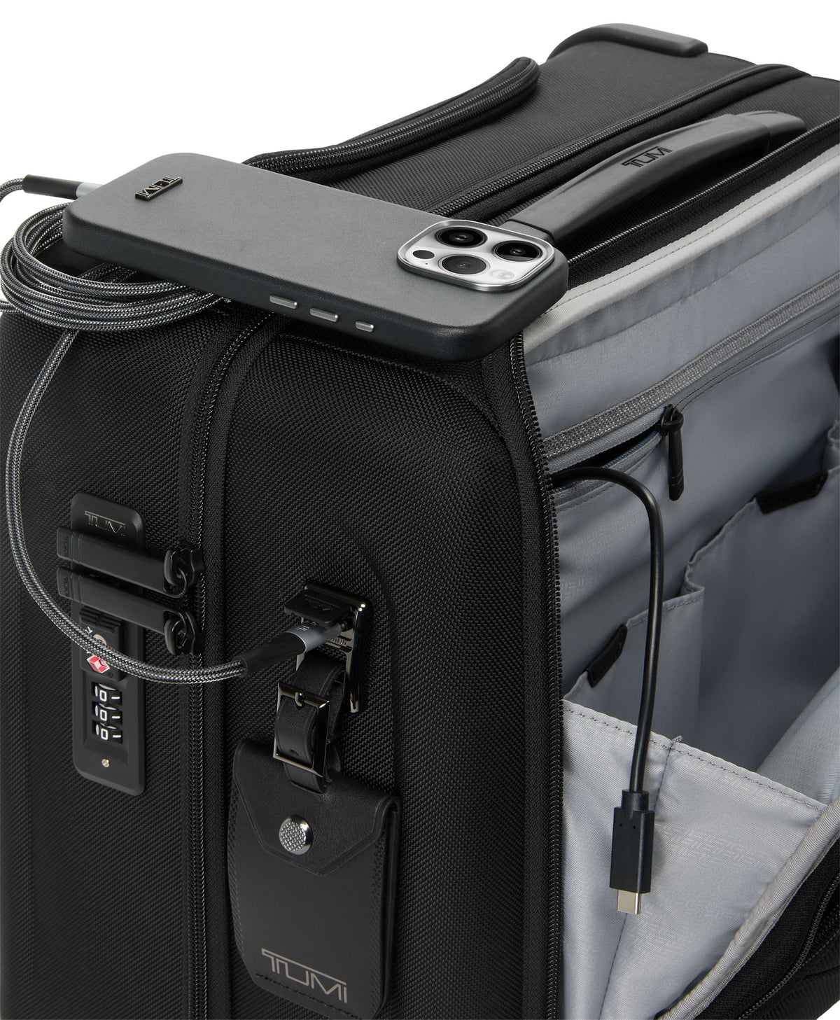 Tumi Luggage Black Tumi Alpha Compact Carry-On Luggage
