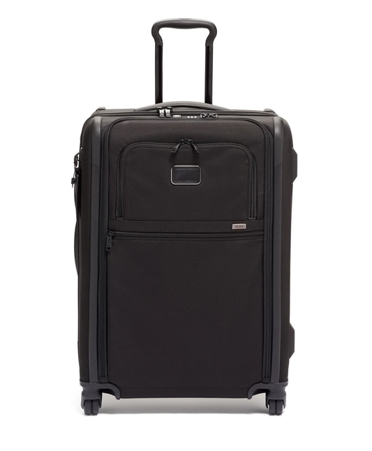 Tumi Luggage Black Tumi Alpha Short Trip Expandable 4 Wheeled Packing Case Medium Luggage