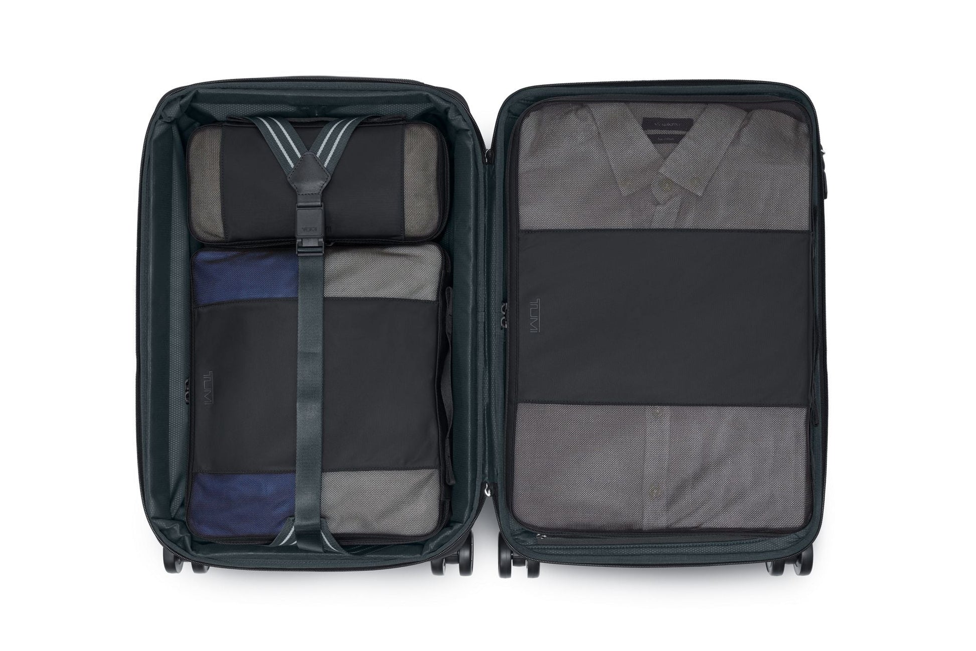 Tumi Luggage Black Tumi Arrivé International Dual Access 4 Wheeled Carry-On Luggage