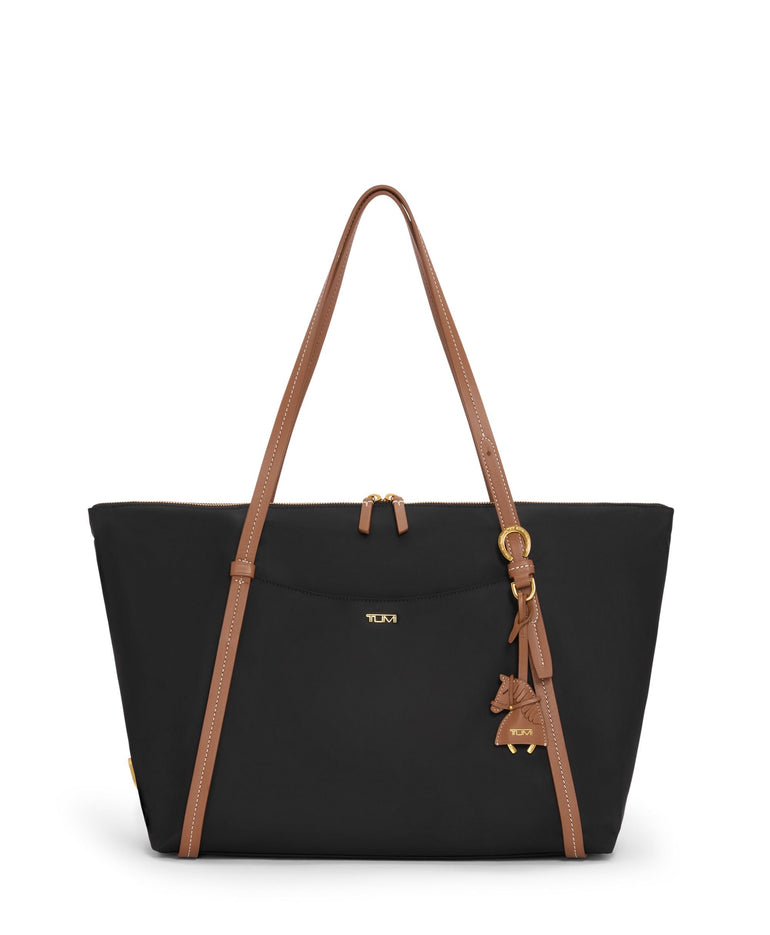 Tumi Tote Bag Black/Bridle Tumi Voyageur Q Tote
