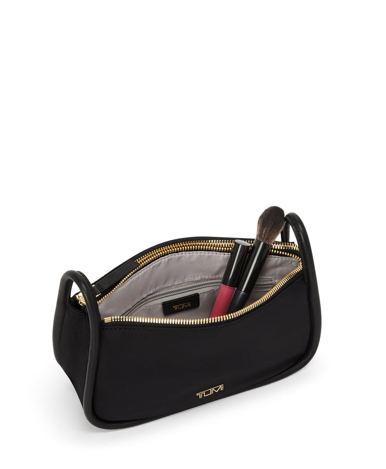 Tumi Travel Accessories Black/Gold Tumi Voyageur Brenn Small Cosmetic Pouch
