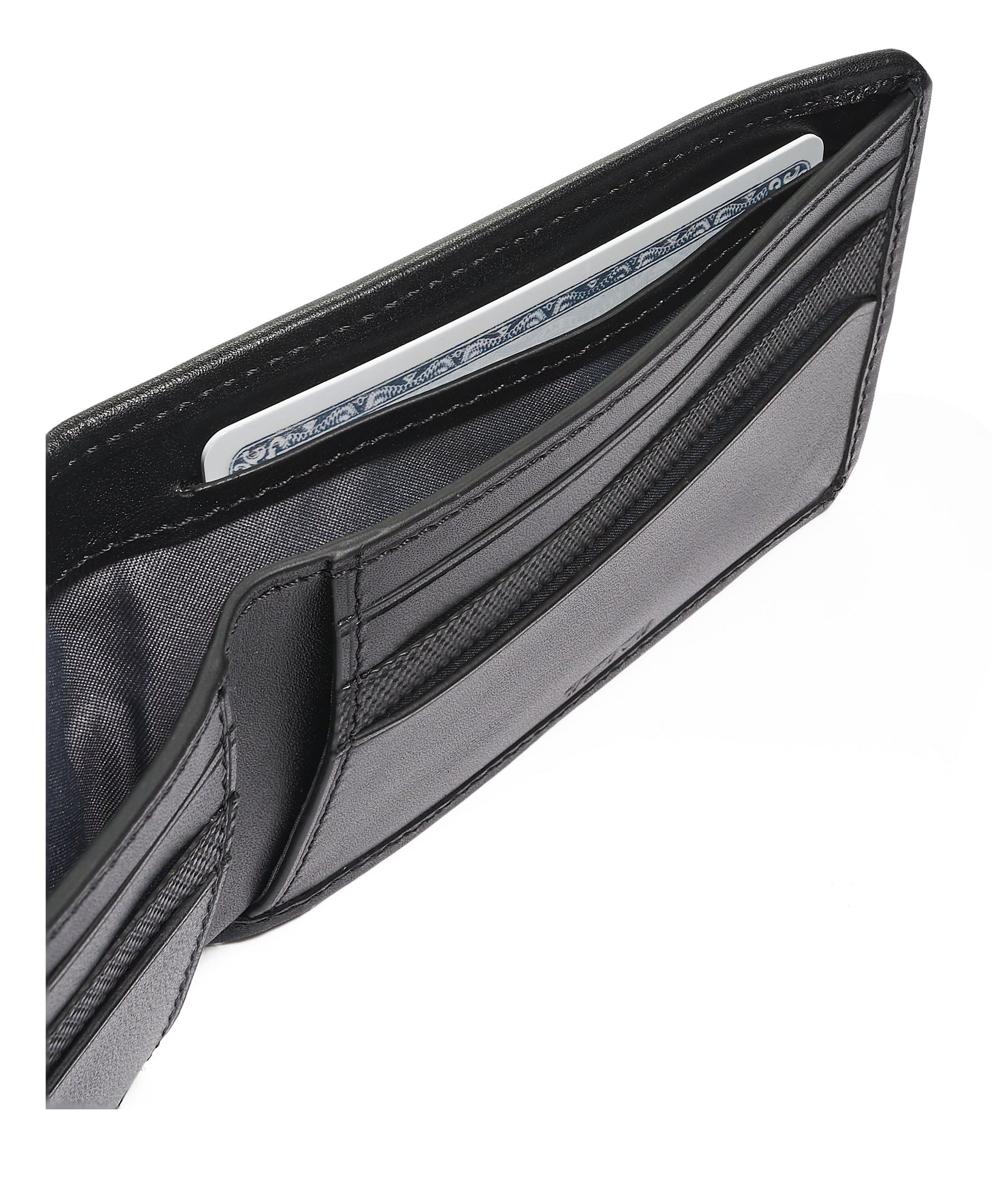 Tumi Wallets Black Tumi Alpha Slim Single Billfold