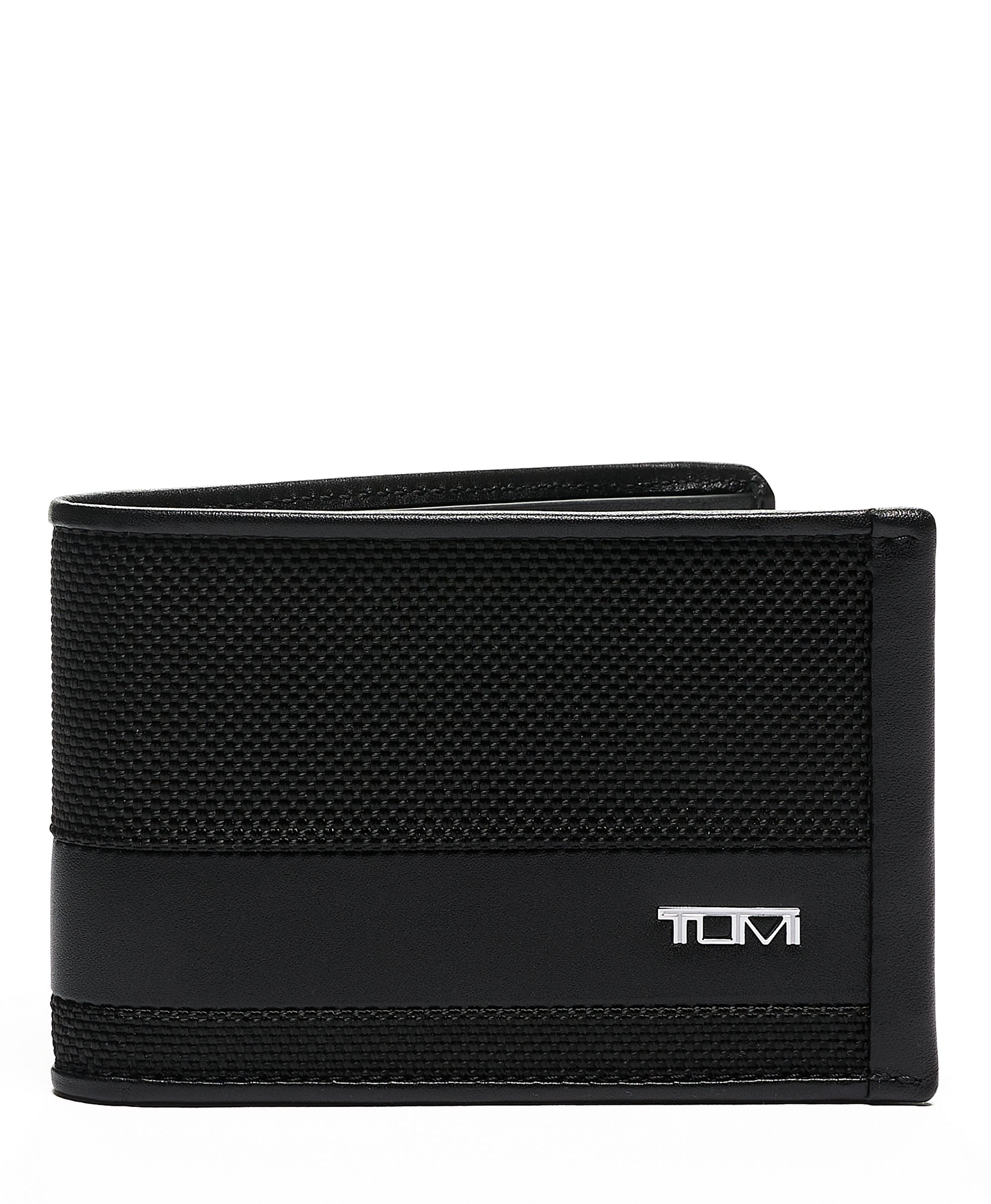 Tumi Wallets Black Tumi Alpha Slim Single Billfold