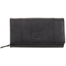 Mancini PEBBLE RFID Medium Clutch Wallet - Black
