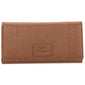 Mancini PEBBLE RFID Trifold Wallet - Camel