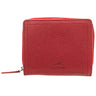 Mancini PEBBLE RFID Small Clutch Wallet - Red