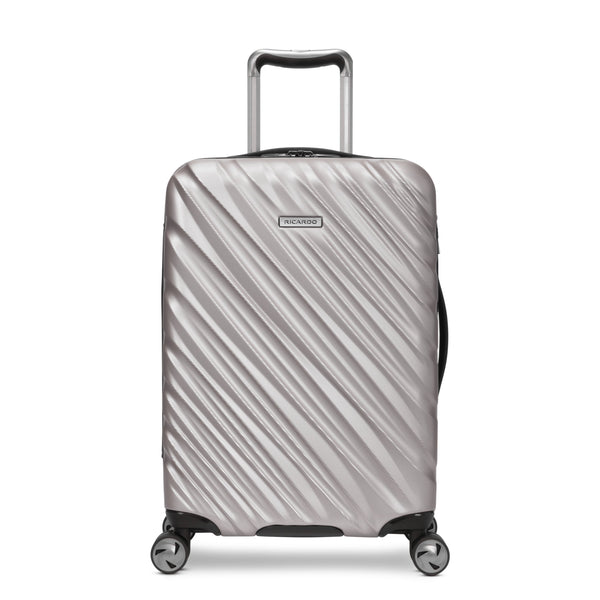 Ricardo Beverly Hills Mojave 2-Piece Expandable Luggage Set - Carry-On & Medium - Platinum