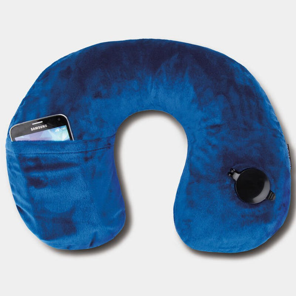 Travelon Deluxe Inflatable Pillow - Cobalt