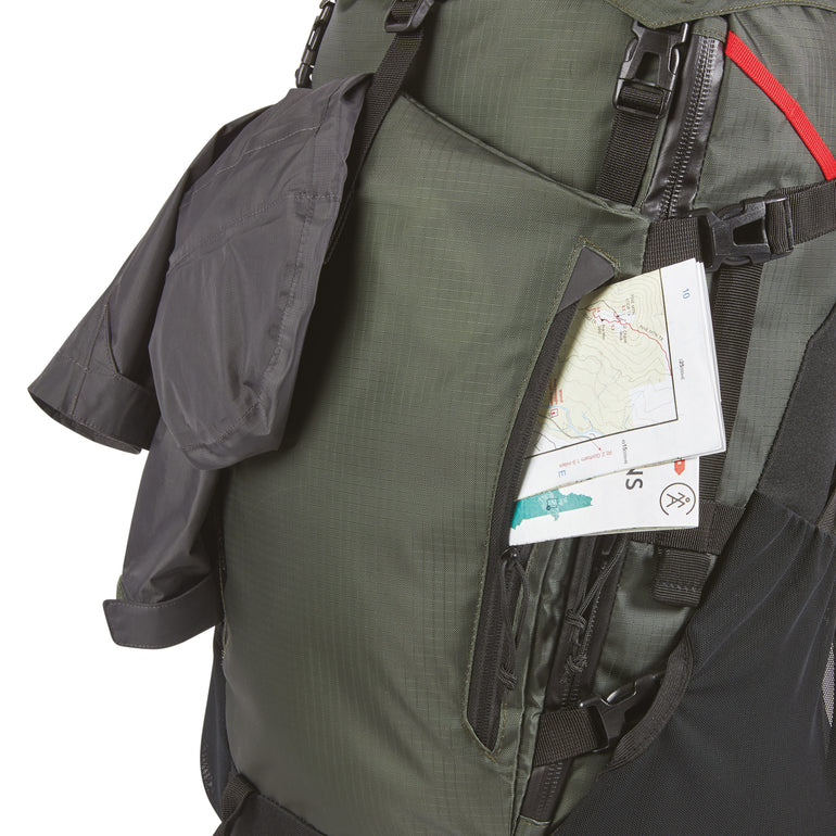 High Sierra Pathway 2.0 Frame Pack 75L Backpack - Forest Green/Black