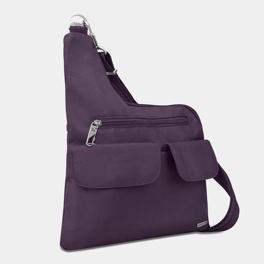 Travelon Anti-Theft Classic Crossbody Bag (RFID Blocking) - Purple