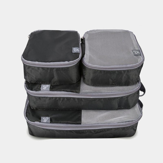 Travelon Set of 4 Soft Packing Organizers - Black