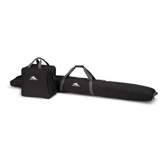 High Sierra Core Series Ski Bag and Boot Bag Combo - Black/Mercury