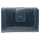 Mancini South Beach RFID Secure Medium Clutch Wallet - Blue