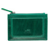 Mancini  South Beach RFID Secure Card Case and Coin Pocket - Green