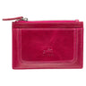 Mancini  South Beach RFID Secure Card Case and Coin Pocket - Pink