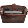Mancini BEVERLY HILLS Luxurious Briefcase with RFID Secure Pocket for 17.3” Laptop
