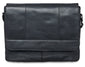 Mancini BUFFALO Messenger Bag for 15'' Laptop / Tablet - Black