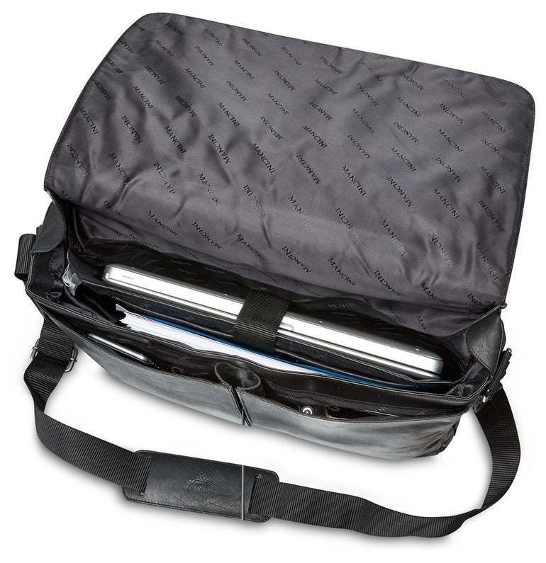 Mancini BUFFALO Messenger Bag for 15'' Laptop / Tablet 