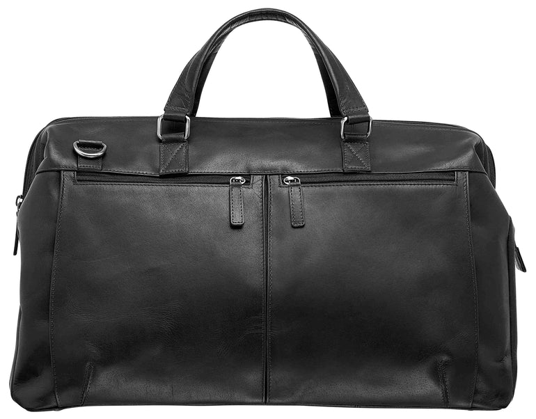 Mancini BUFFALO Classic Carry-on Duffle Bag - Black