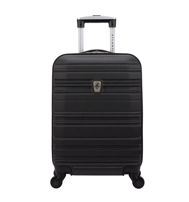 Atlantic Artistic Collection Carry-On Spinner Luggage - Black