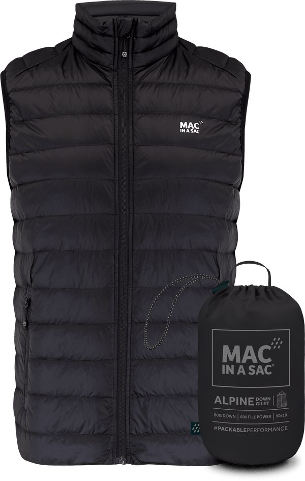 Mac In A Sac Alpine Down Gilet (Men's) - Jet Black