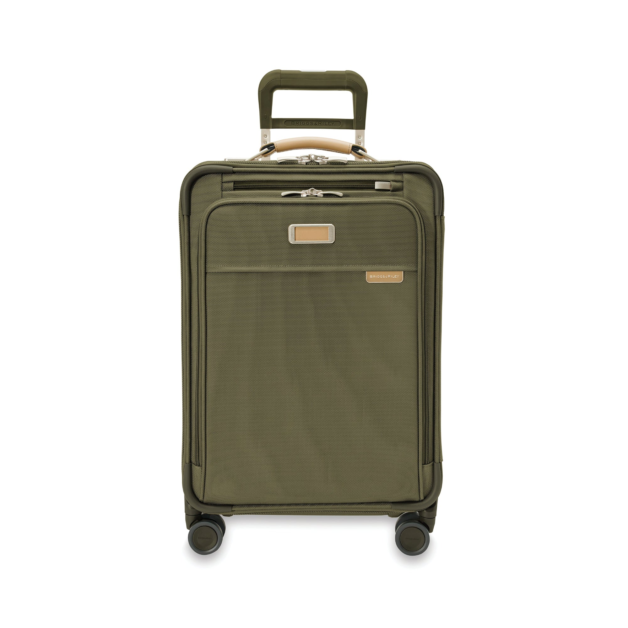 Briggs & Riley NEW Baseline Essential Carry-On Spinner Luggage - Olive