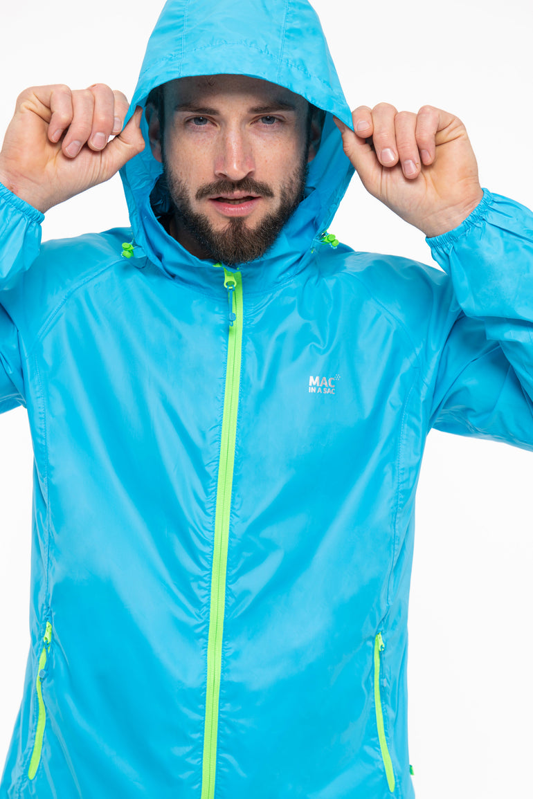Mac In A Sac NEON 2 Jacket - Neon Blue