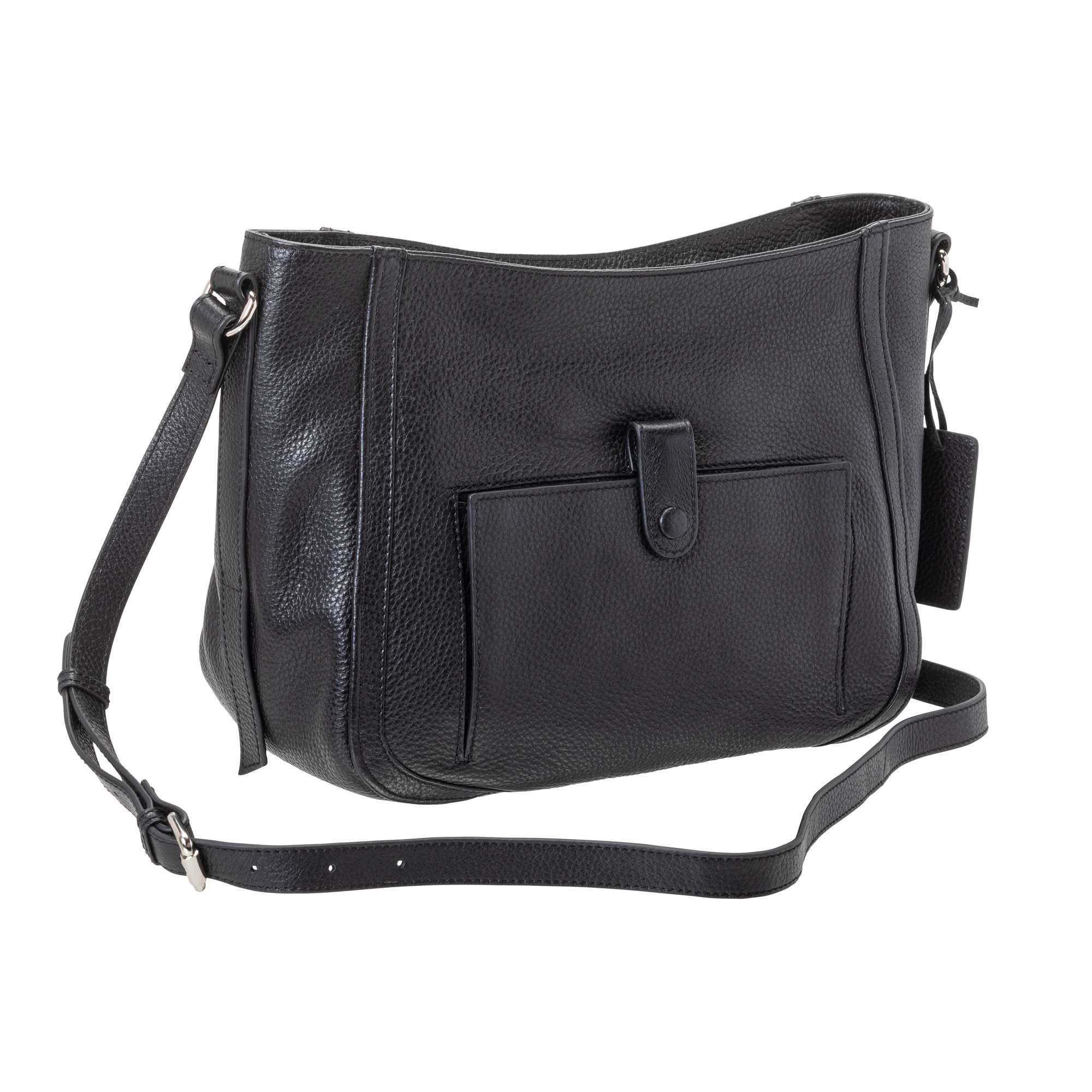 Mancini Pebbled Sophia Sac à Bandoulire en Cuir