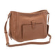 Mancini Pebbled Sophia Sac à Bandoulire en Cuir
