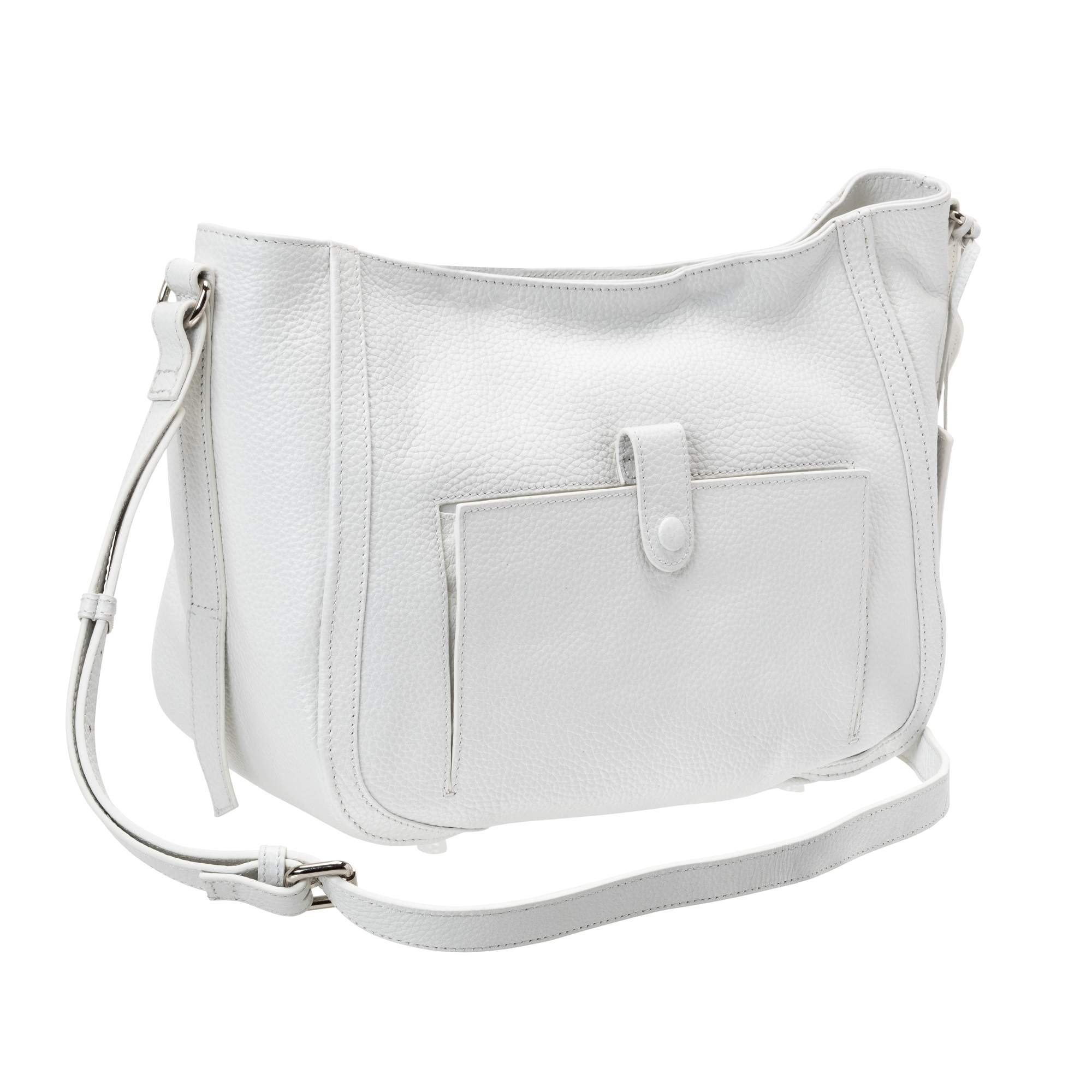 Mancini Pebbled Sophia Sac à Bandoulire en Cuir