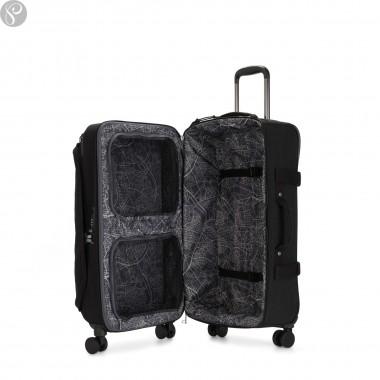 Kipling Spontaneous Medium Rolling Luggage - Black Noir