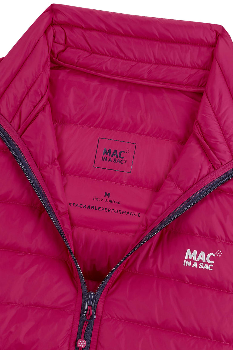 Mac In A Sac Alpine Down Gilet (Ladies) - Fuchsia