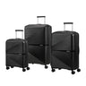 American Tourister Airconic Ensemble de 3 valises spinner - Noir