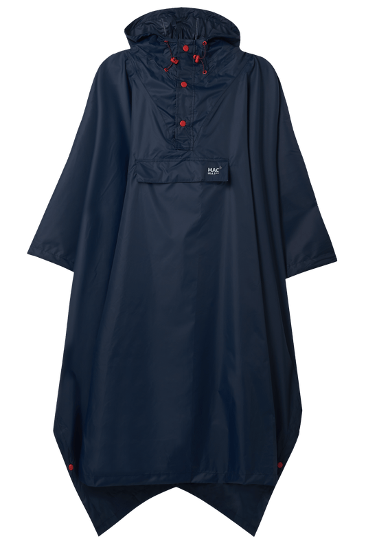 Mac In A Sac Packable Waterproof Unisex Poncho - Navy