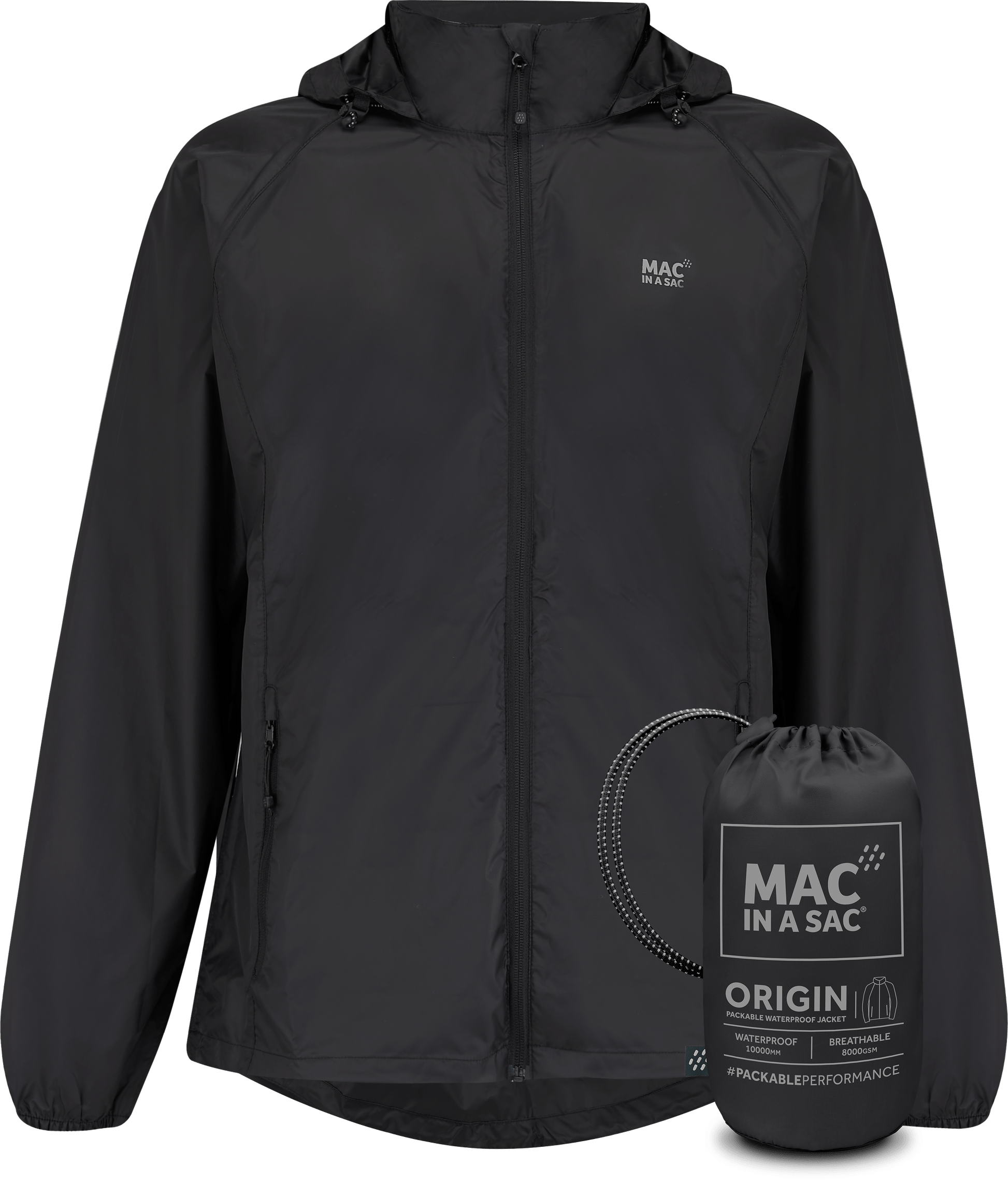 Mac In A Sac ORIGIN 2 Jacket - Black