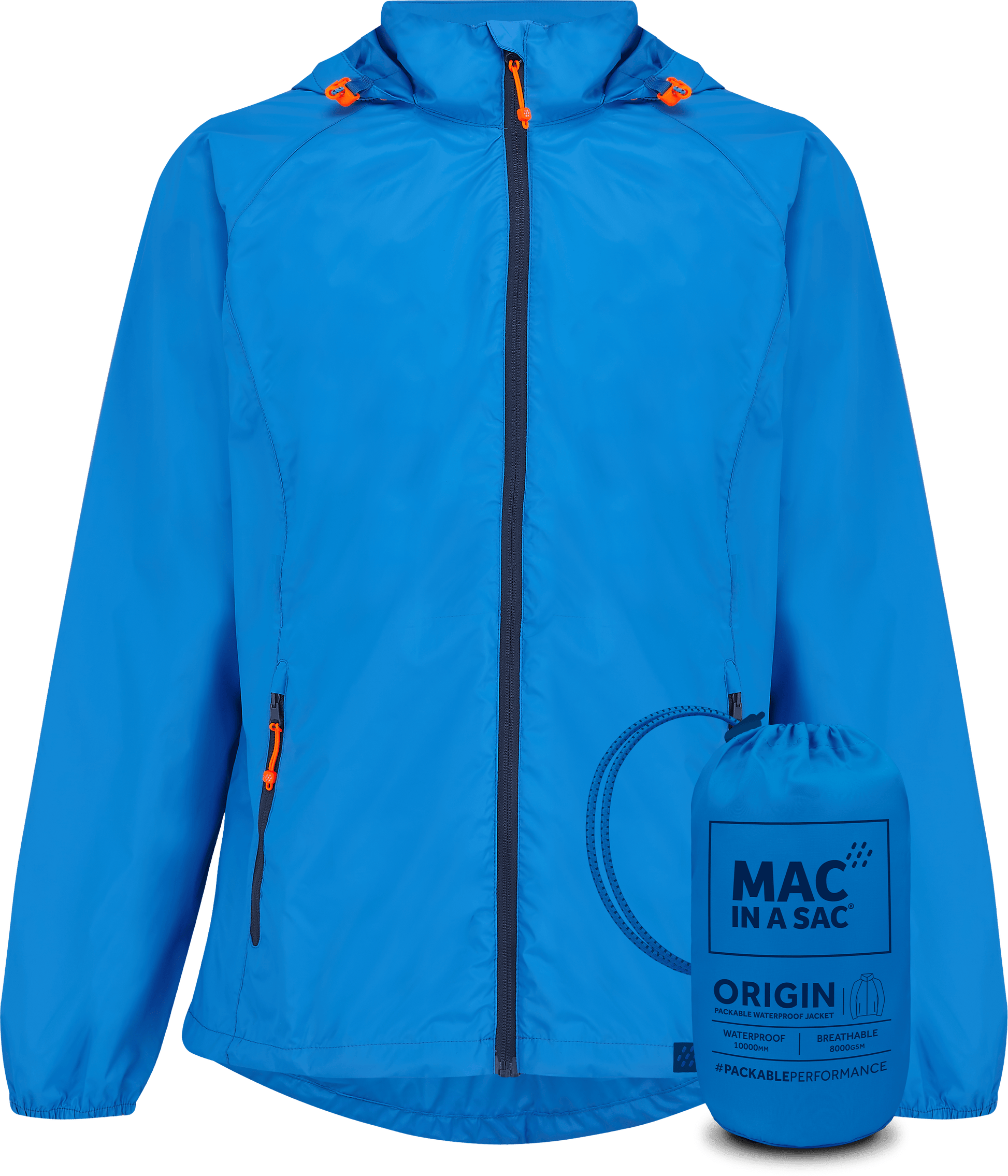 Mac In A Sac ORIGIN 2 Jacket - Ocean Blue