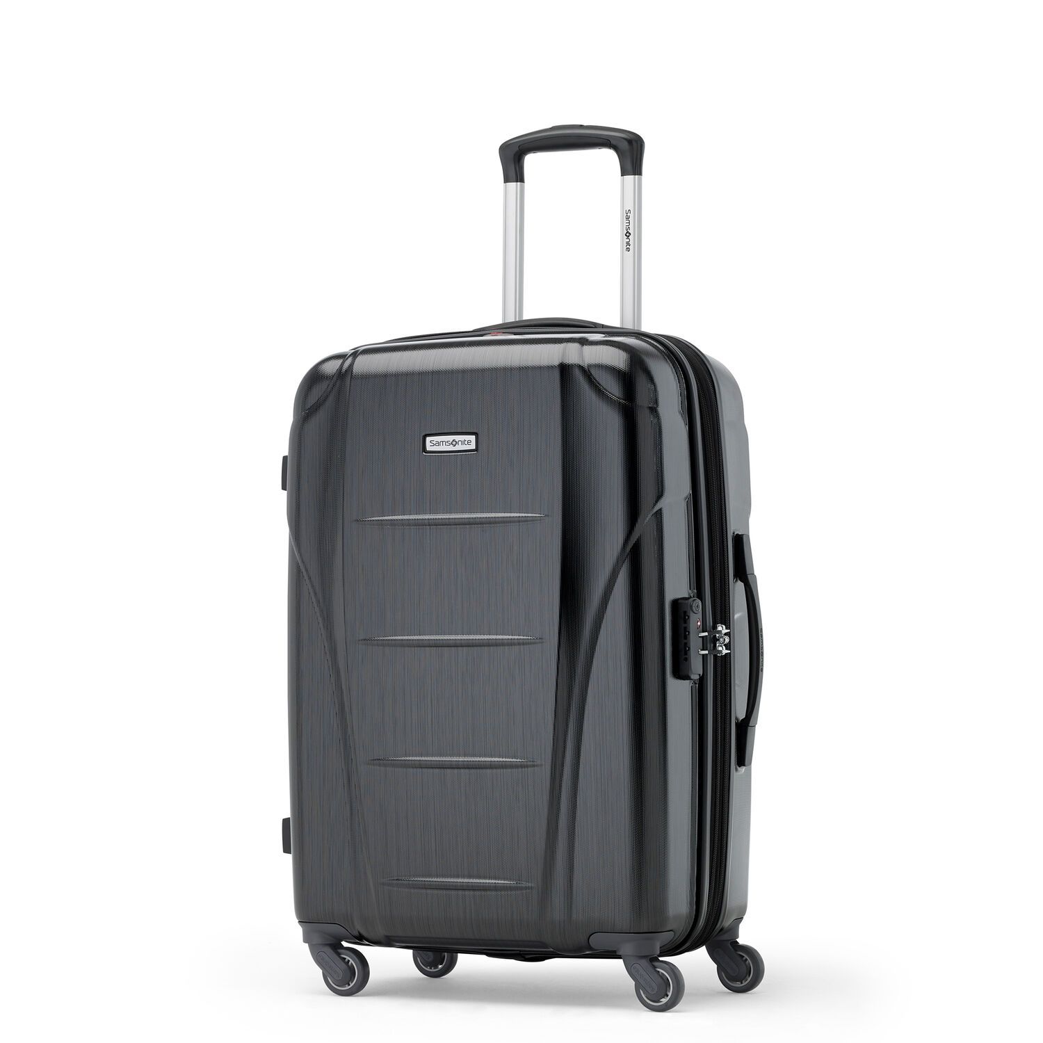 Samsonite Winfield NXT Spinner Medium Expandable Luggage - Brushed Black