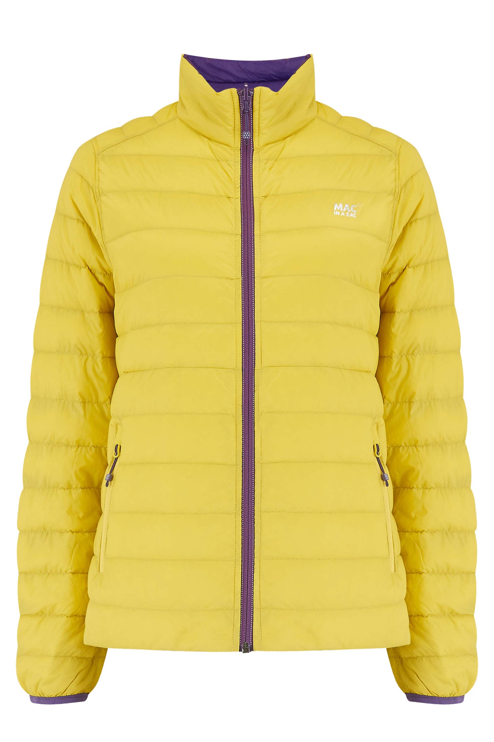 Mac In A Sac Polar2 Down Reversible (Ladies) - Yellow/Grape